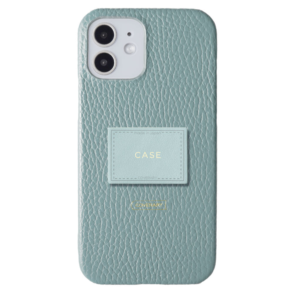 Cuir véritable 32 couleurs cuir italien grainé avec plaque nominative coque arrière gravure (impression à chaud) série Galaxy