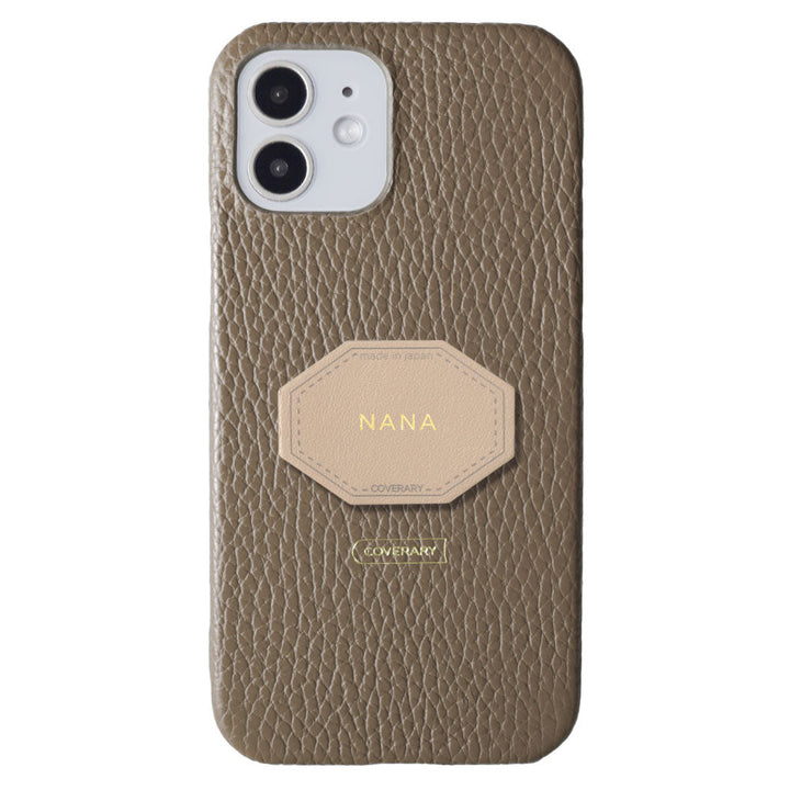 Cuir véritable 32 couleurs cuir italien grainé avec plaque nominative coque arrière gravure (impression à chaud) série Xperia