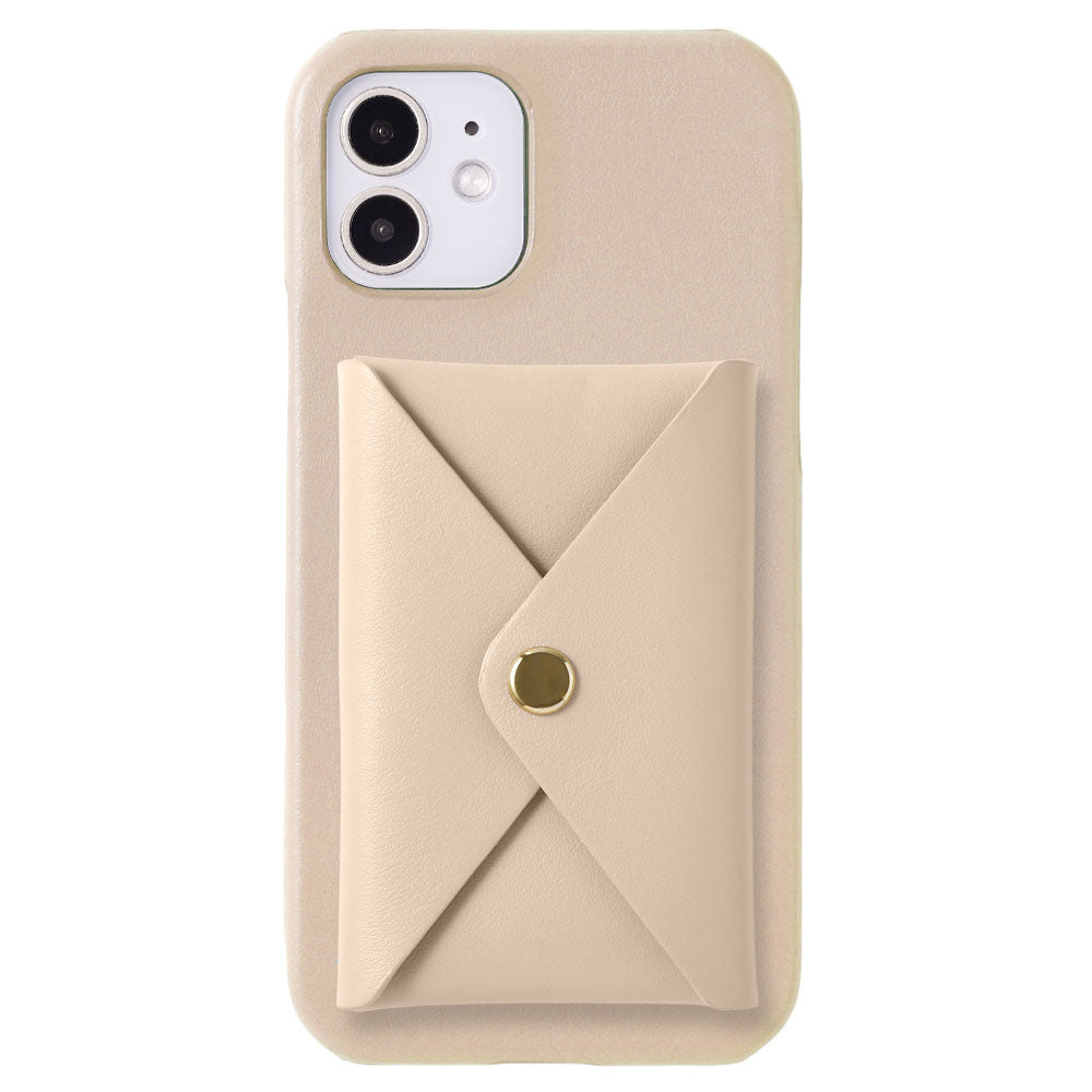 本革 イタリアンスムースレザー 蓋ありポケット付き 背面ケース