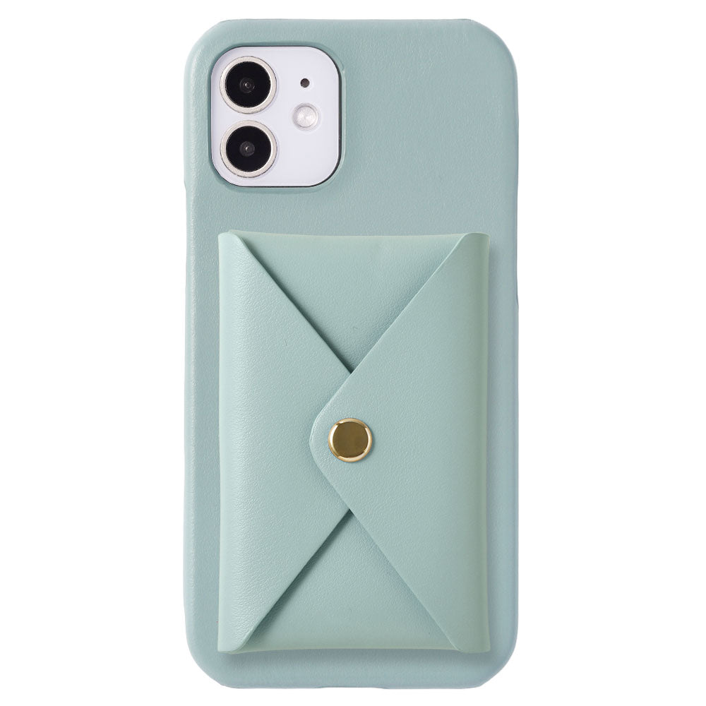 本革 イタリアンスムースレザー 蓋ありポケット付き 背面ケース