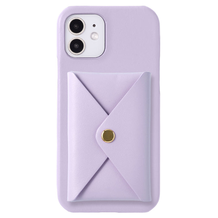 本革 イタリアンスムースレザー 蓋ありポケット付き 背面ケース