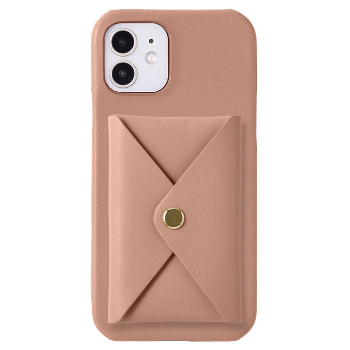 本革 イタリアンスムースレザー 蓋ありポケット付き 背面ケース