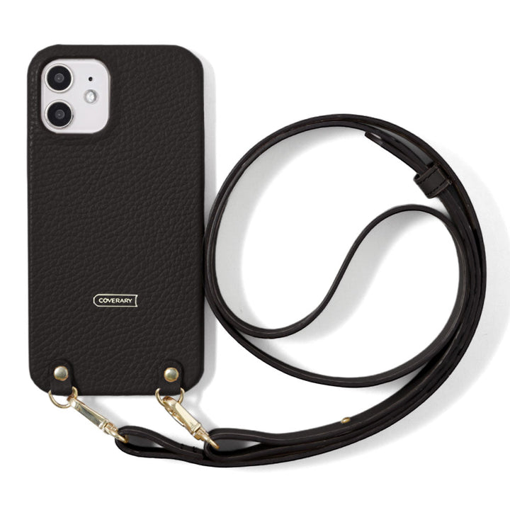 Cuir véritable 32 couleurs cuir italien grainé avec large sangle d'épaule étui arrière série Xperia