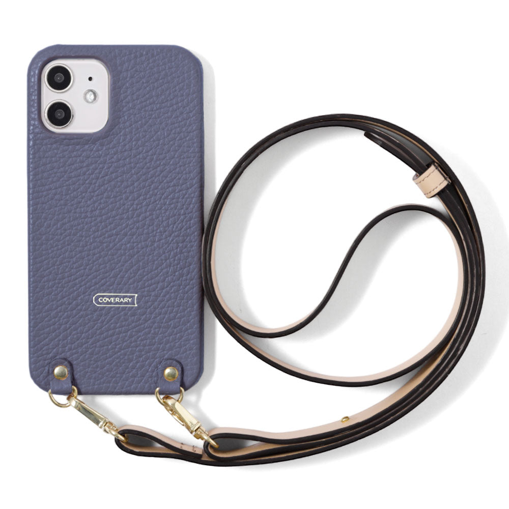 Cuir véritable 32 couleurs cuir italien grainé avec large sangle d'épaule étui arrière série Xperia