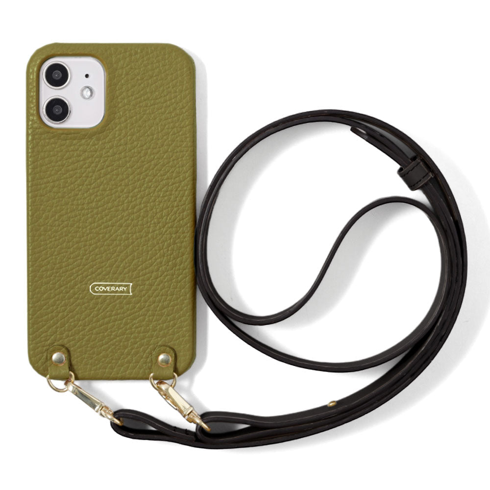 Cuir véritable 32 couleurs cuir italien grainé avec large sangle d'épaule étui arrière série Xperia