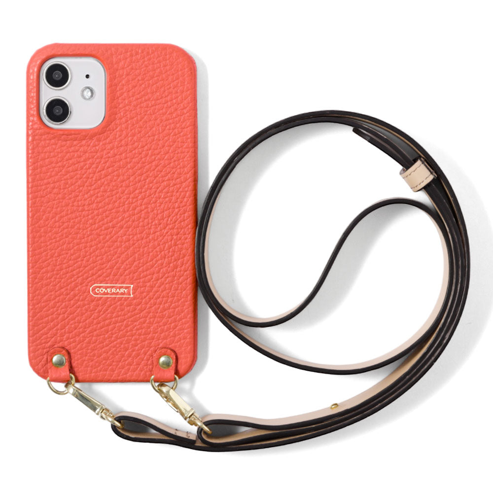 Cuir véritable 32 couleurs cuir italien grainé avec large sangle d'épaule étui arrière série Xperia