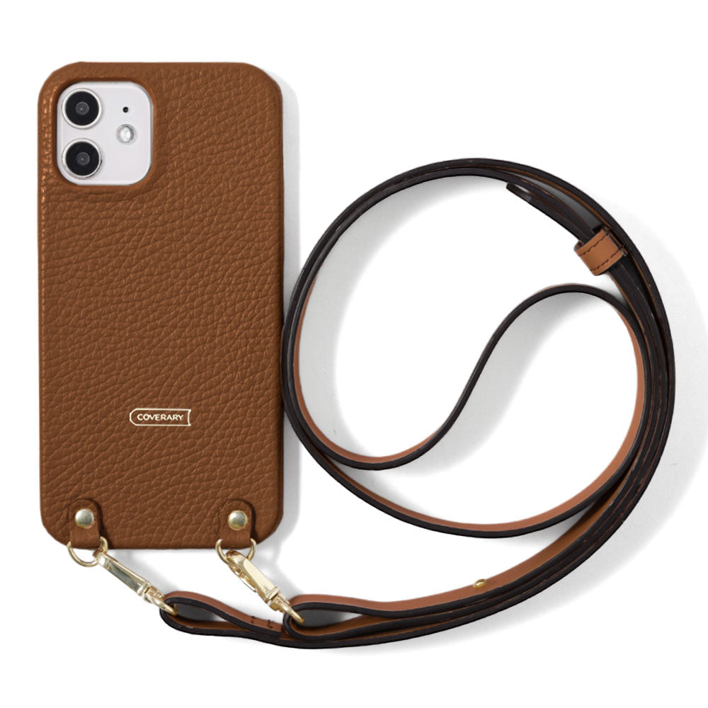 Cuir véritable 32 couleurs cuir italien grainé avec large sangle d'épaule étui arrière série Xperia