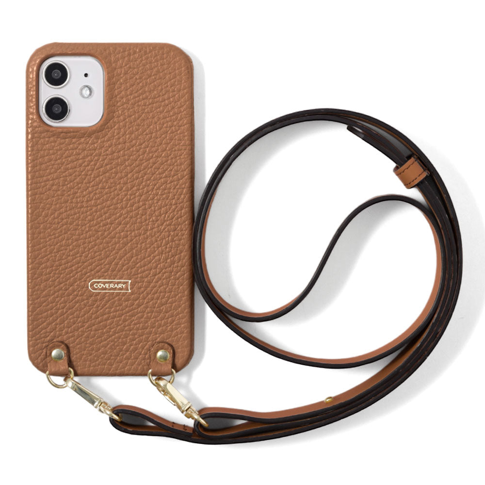 Cuir véritable 32 couleurs cuir italien grainé avec large sangle d'épaule étui arrière série Xperia