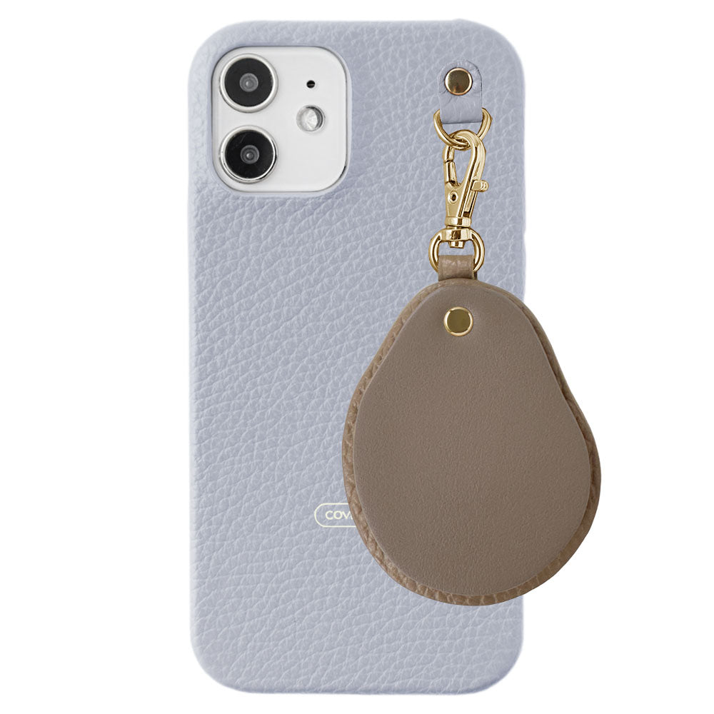 Genuine leather 32 colors Italian shrink leather Different material nuance Mirror charm Back case Xperia series
