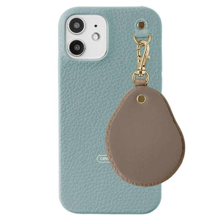 Genuine leather 32 colors Italian shrink leather Different material nuance Mirror charm Back case Xperia series