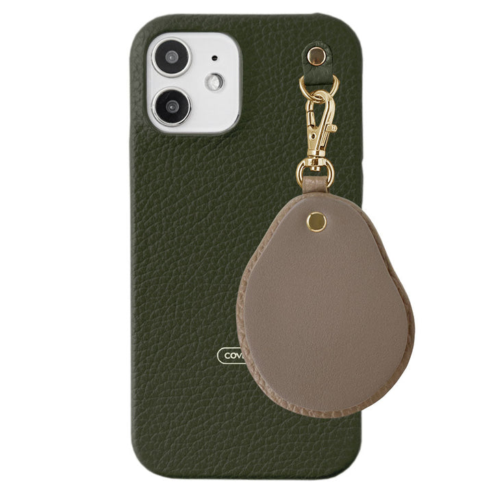 Genuine leather 32 colors Italian shrink leather Different material nuance Mirror charm Back case AQUOS series