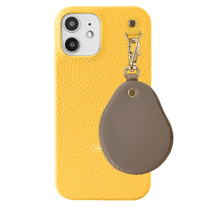 Genuine leather 32 colors Italian shrink leather Different material nuance Mirror charm Back case Xperia series