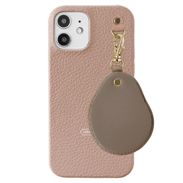 Genuine leather 32 colors Italian shrink leather Different material nuance Mirror charm Back case Xperia series