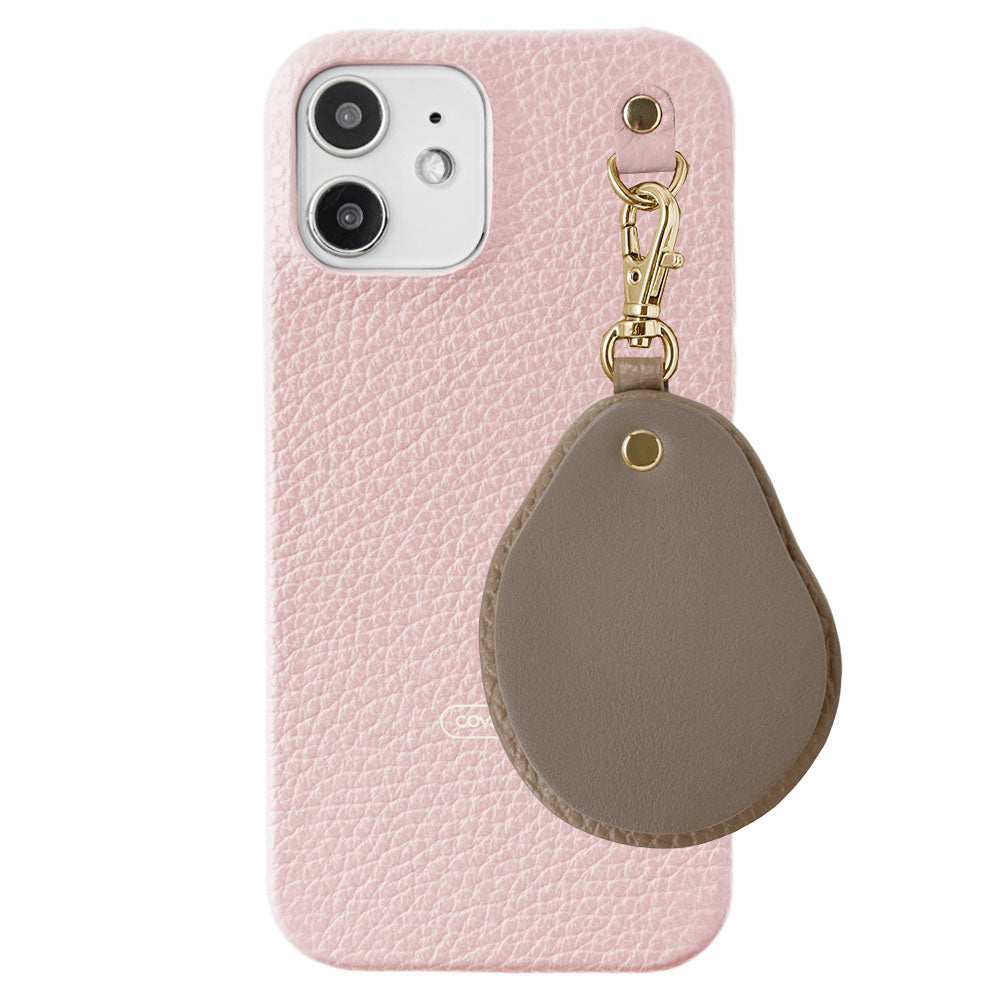 Genuine leather 32 colors Italian shrink leather Different material nuance Mirror charm Back case AQUOS series