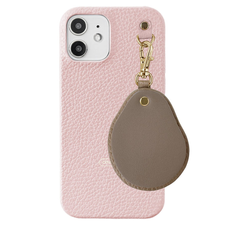 Genuine leather 32 colors Italian shrink leather Different material nuance Mirror charm Back case AQUOS series