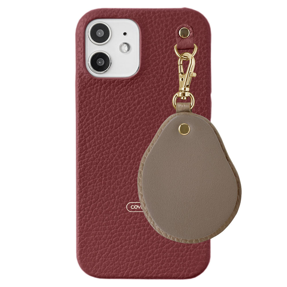Cuir véritable 32 couleurs cuir italien grainé nuance de matériaux différents breloque miroir coque arrière série Google Pixel