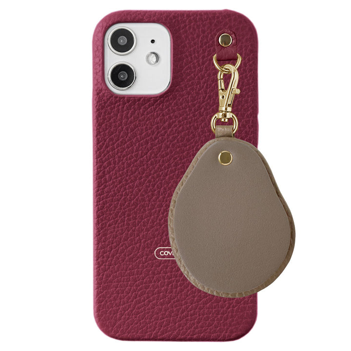 Genuine leather 32 colors Italian shrink leather Different material nuance Mirror charm Back case Xperia series