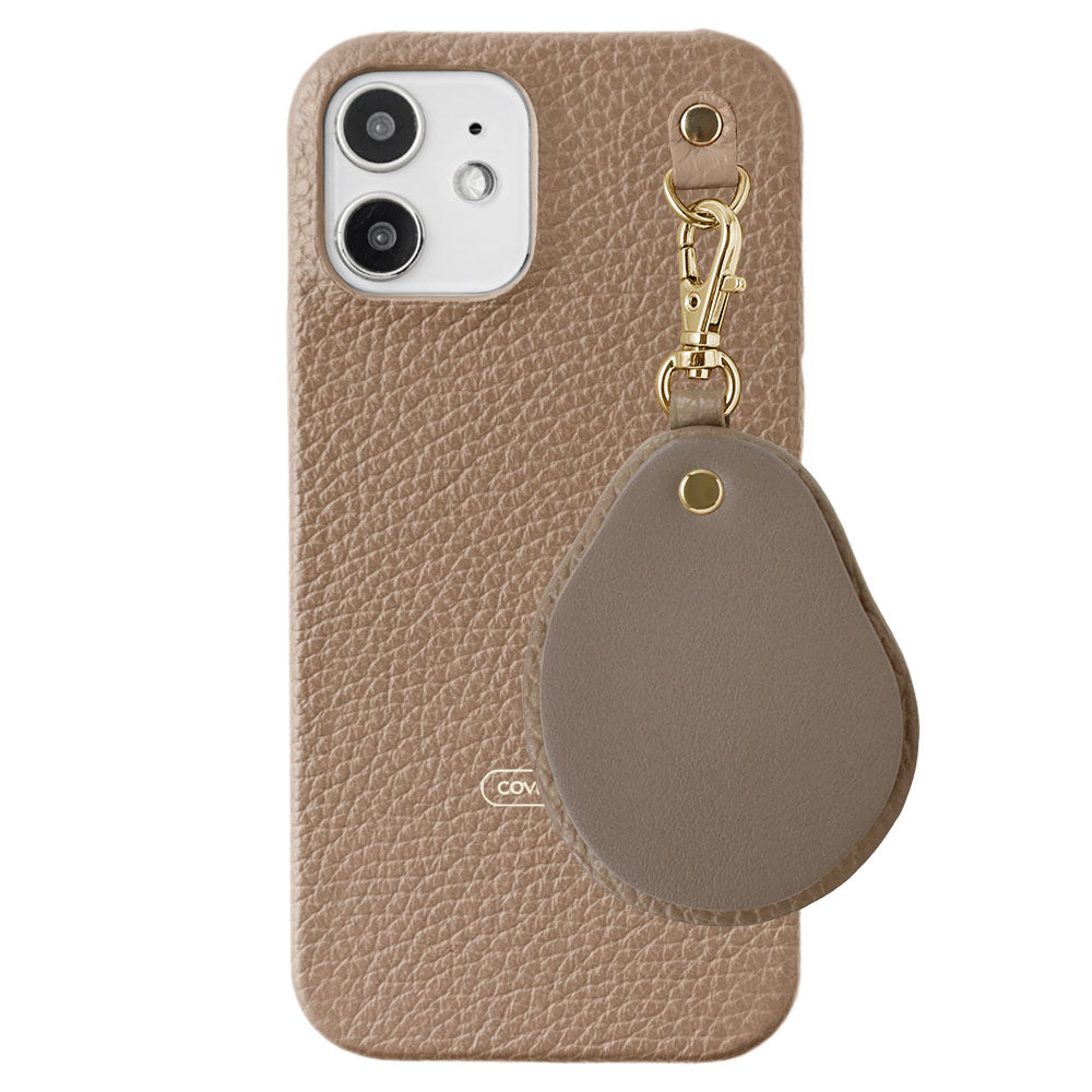 Genuine leather 32 colors Italian shrink leather Different material nuance Mirror charm Back case Xperia series