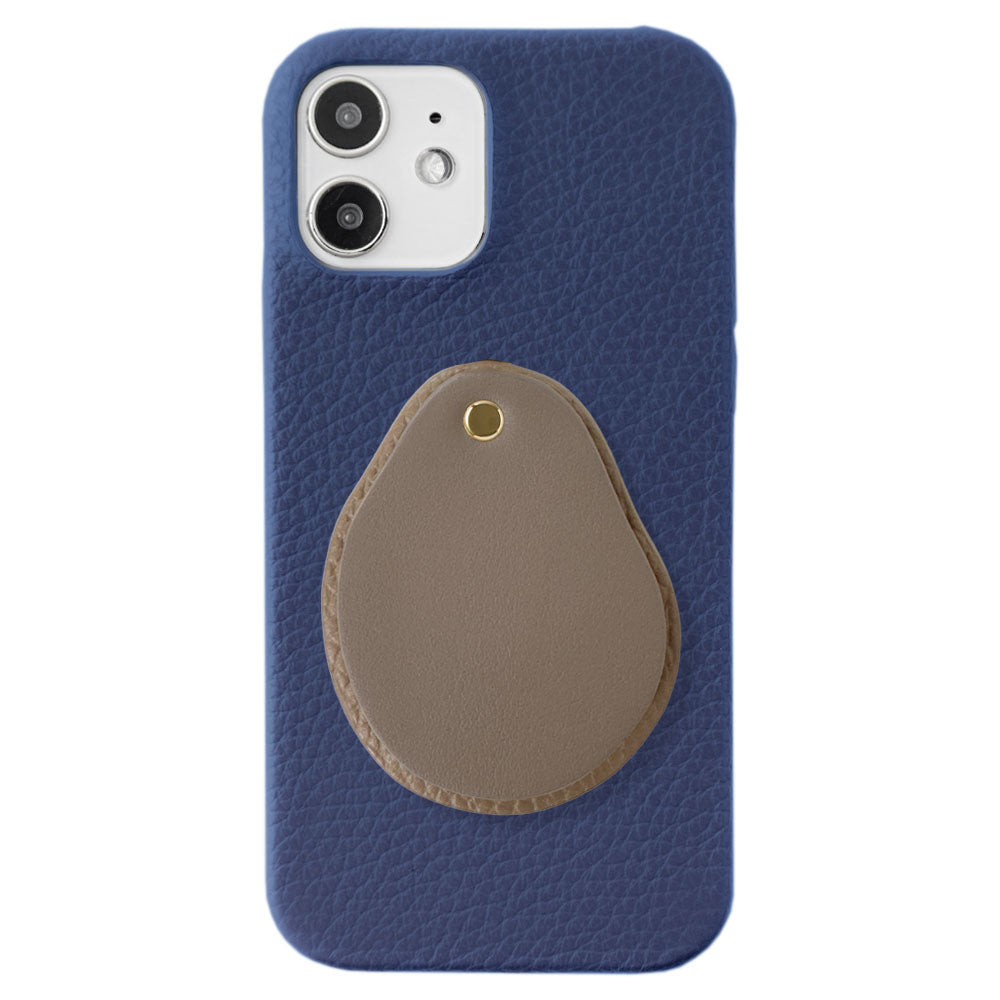 Genuine leather 32 colors Italian shrink leather Attached different material nuance mirror Back case AQUOS series