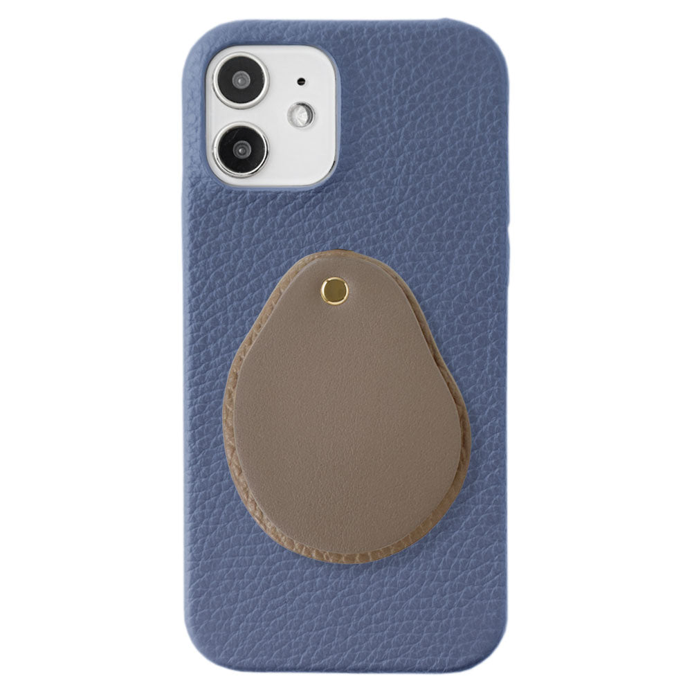 Genuine leather 32 colors Italian shrink leather Attached different material nuance mirror Back case AQUOS series