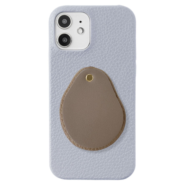 Genuine leather 32 colors Italian shrink leather Attached different material nuance mirror Back case AQUOS series