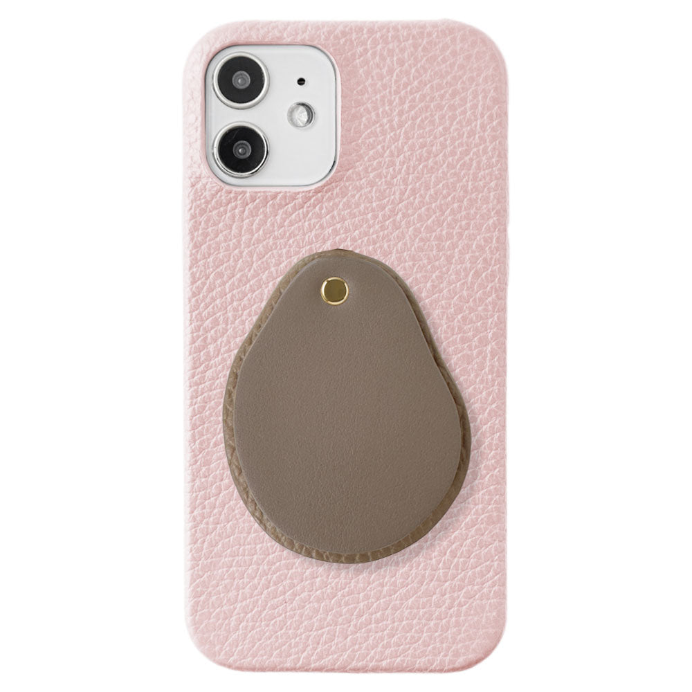 Genuine leather 32 colors Italian shrink leather Attached different material nuance mirror Back case Xperia series