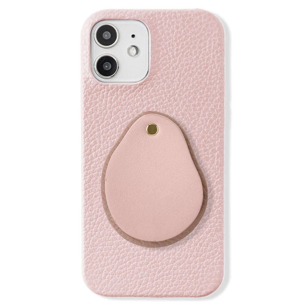 Genuine leather 32 colors Italian shrink leather Attached different material nuance mirror Back case Xperia series