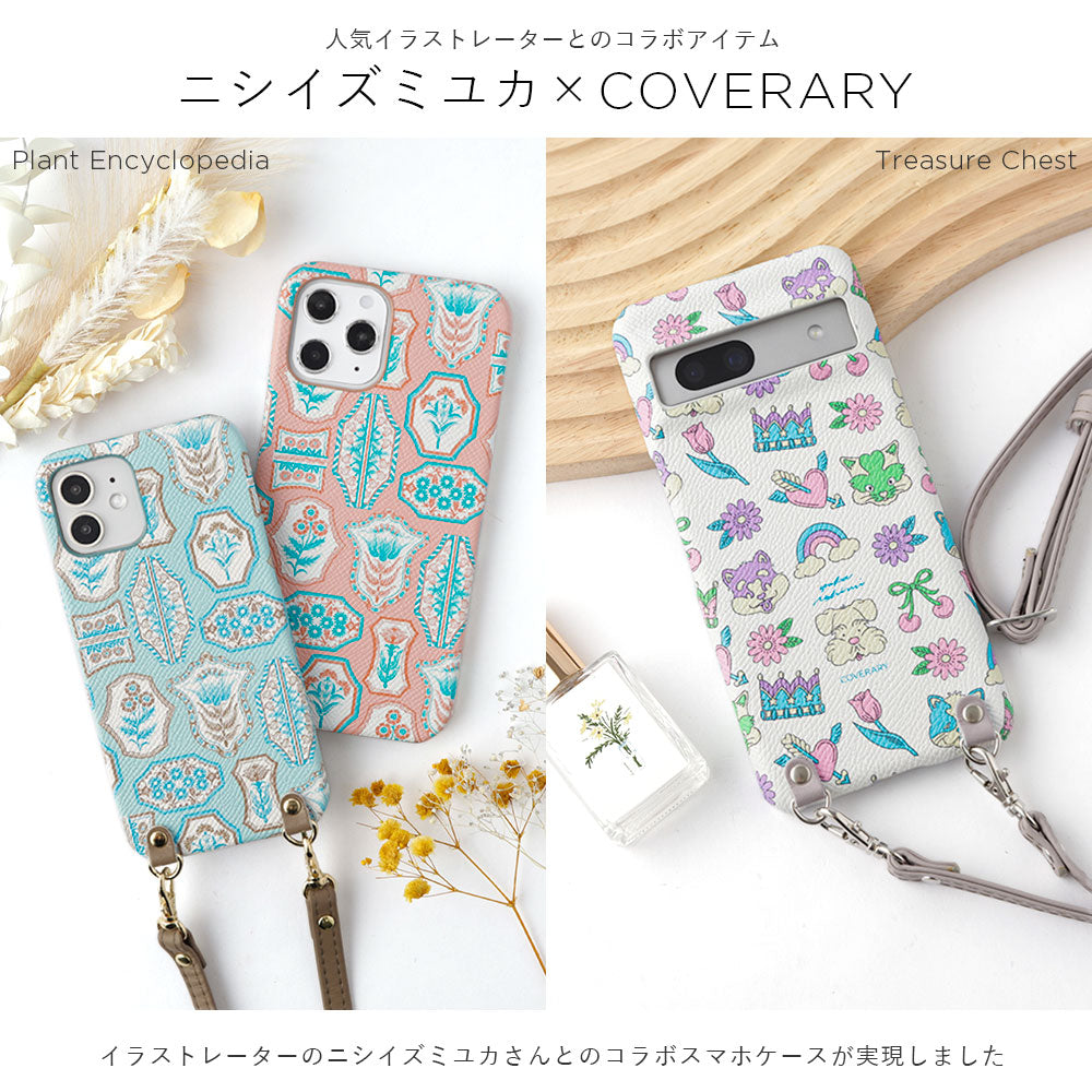 ニシイズミユカ × COVERARY 本革 コラボ背面ケース
