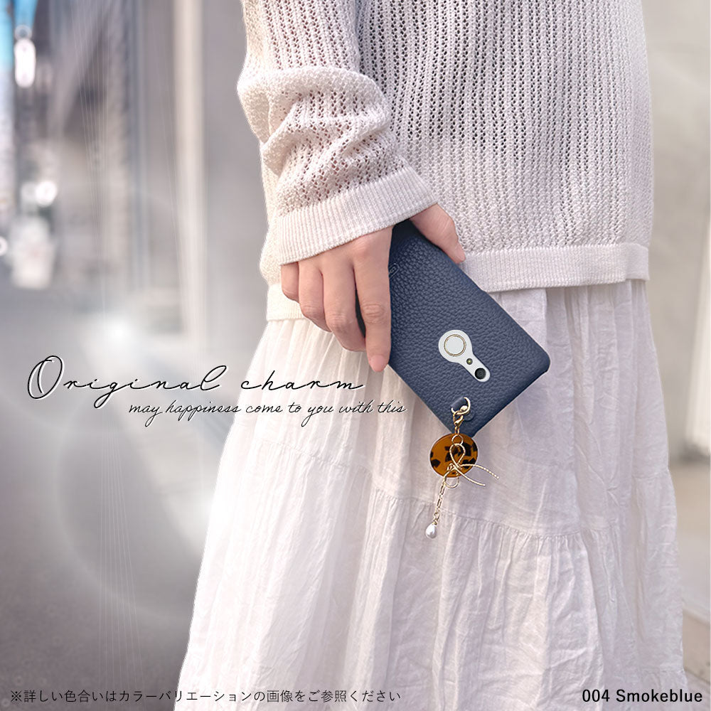 Cuir véritable 32 couleurs cuir italien grainé Charme perle & ruban Coque arrière Série Google Pixel