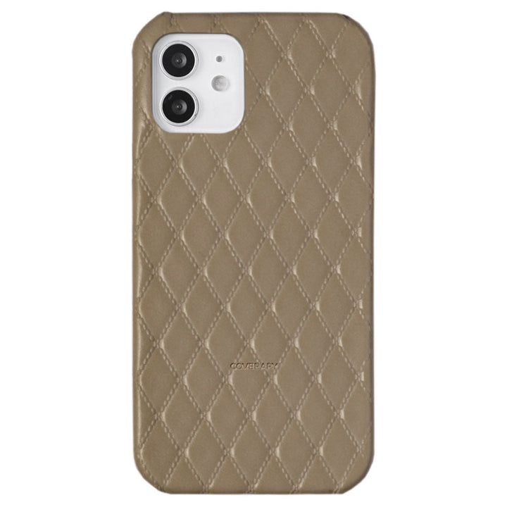 Genuine leather quilted leather back case Galaxy series