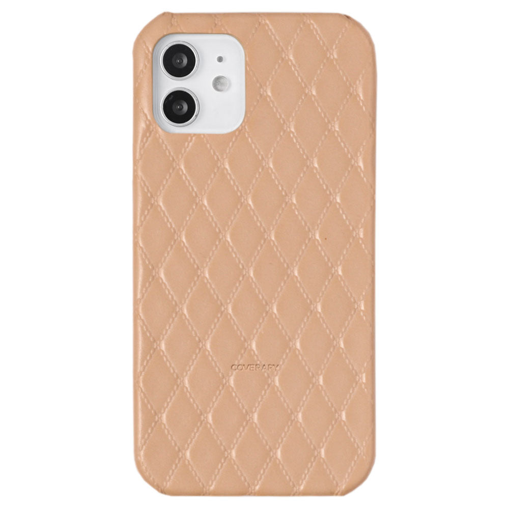 Genuine Leather Quilted Leather Back Case