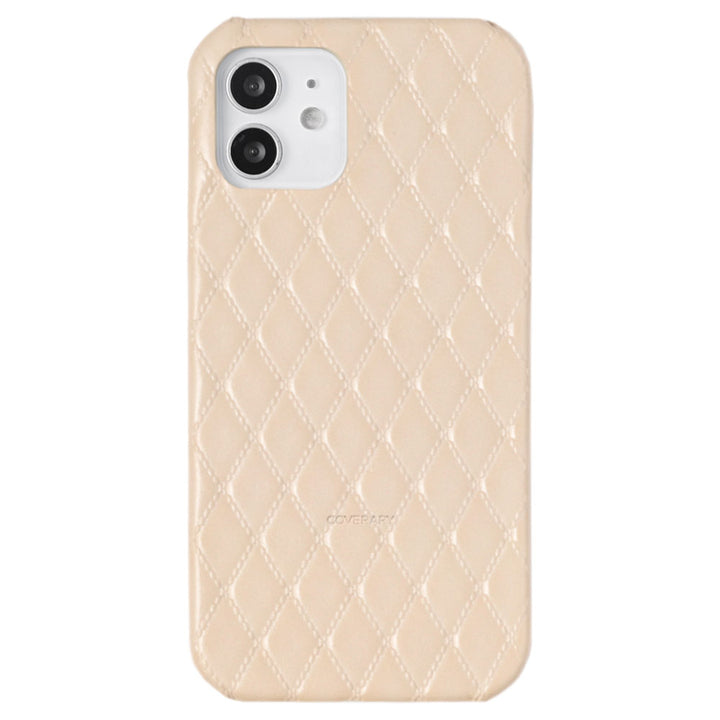 Genuine Leather Quilted Leather Back Case