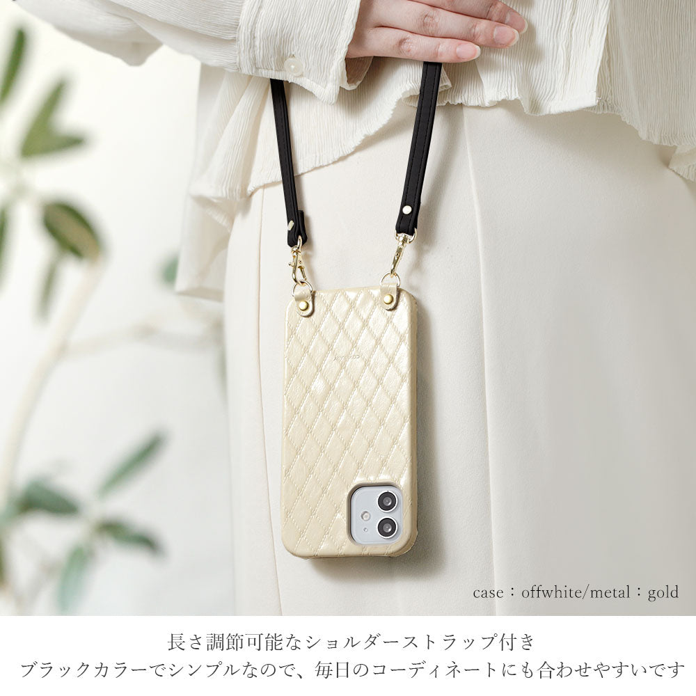 Genuine leather quilted leather back case with shoulder strap for Google Pixel series