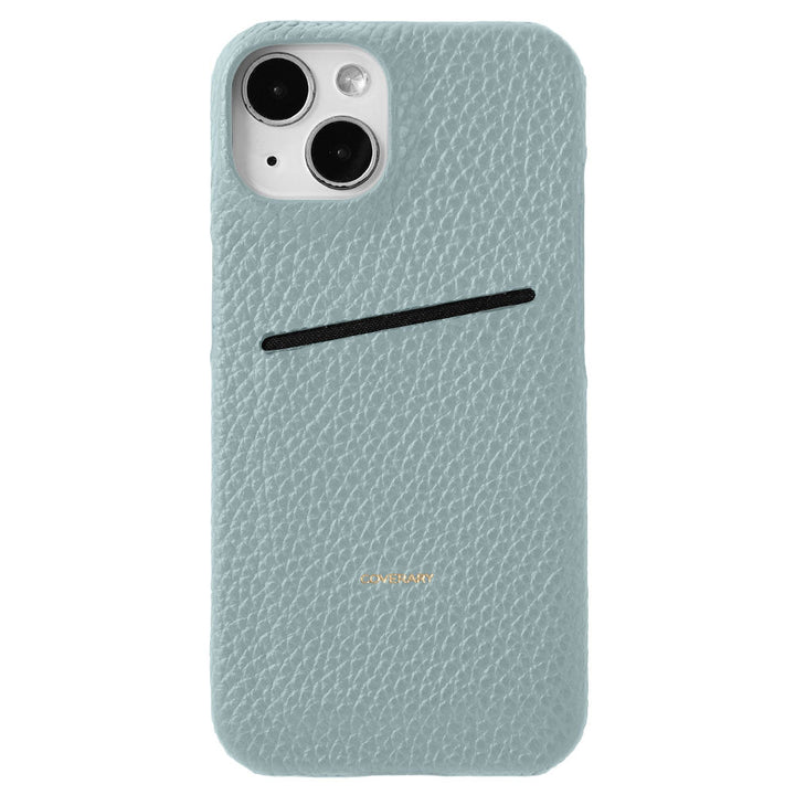 本革 32色 イタリアンシュリンクレザー シンプルポケット付き 背面ケース iPhoneシリーズ