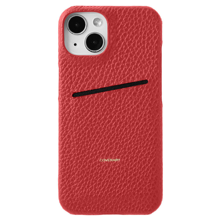 Genuine Leather 32 Colors Italian Shrink Leather Simple Pocket Attached Back Case AQUOS Series
