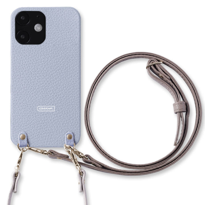 Genuine leather 32 colors Italian shrink leather with short & shoulder strap back case for iPhone series