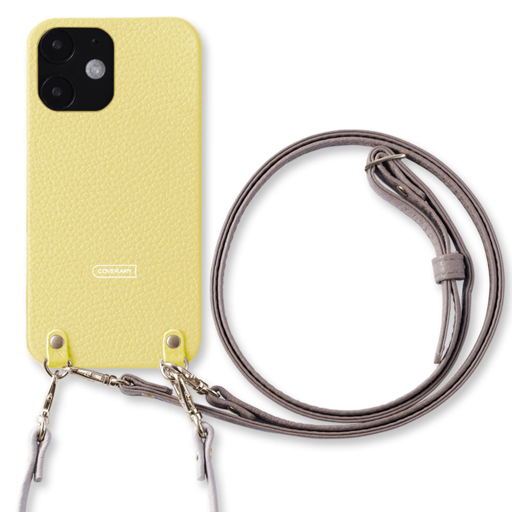 Genuine leather 32 colors Italian shrink leather with short & shoulder strap back case for iPhone series