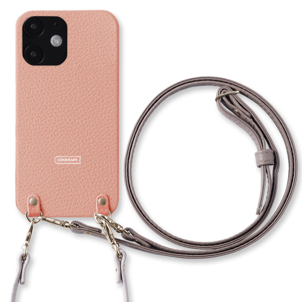 Cuir véritable 32 couleurs cuir italien grainé avec sangle courte et bandoulière étui arrière série Xperia
