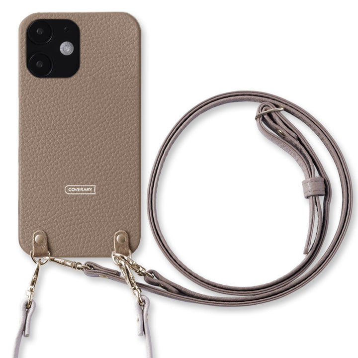 Cuir véritable 32 couleurs cuir italien grainé avec sangle courte et bandoulière étui arrière série AQUOS