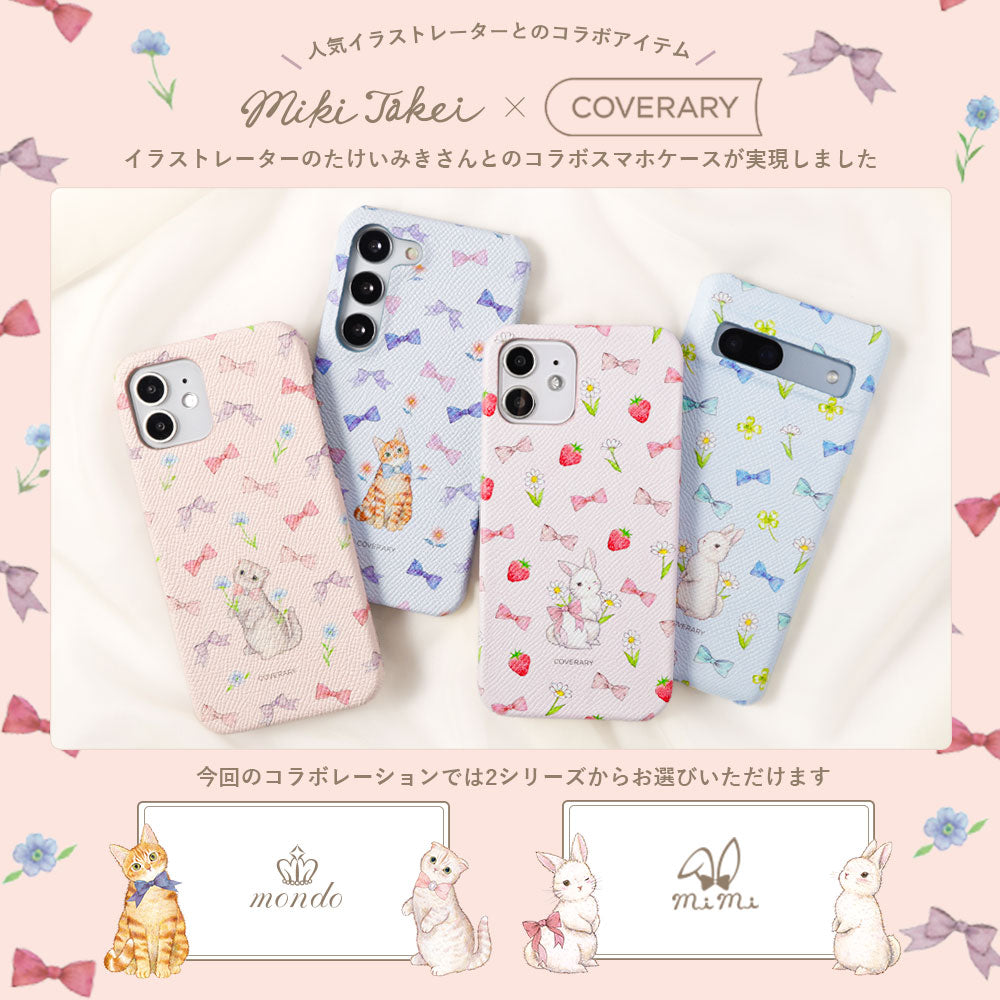 たけいみき × COVERARY 本革 コラボ背面ケース