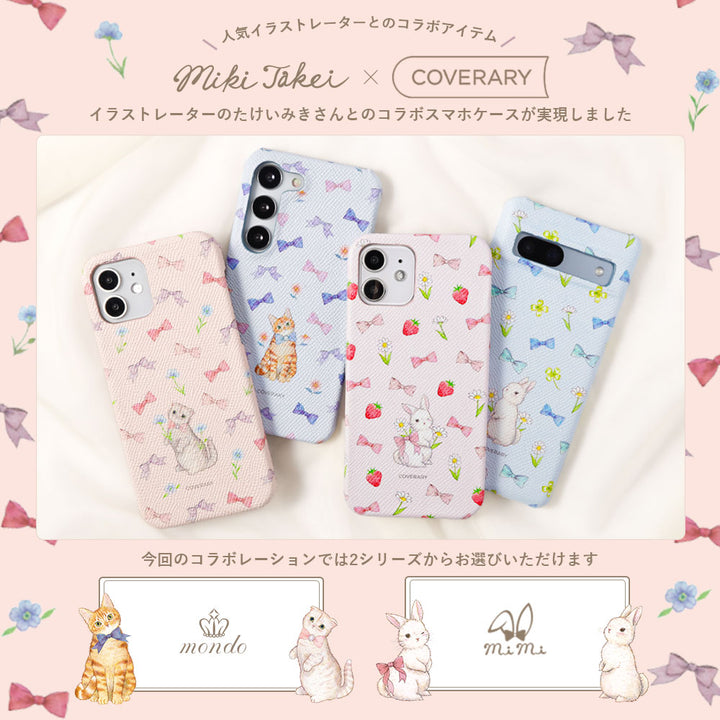 たけいみき × COVERARY 本革 コラボ背面ケース