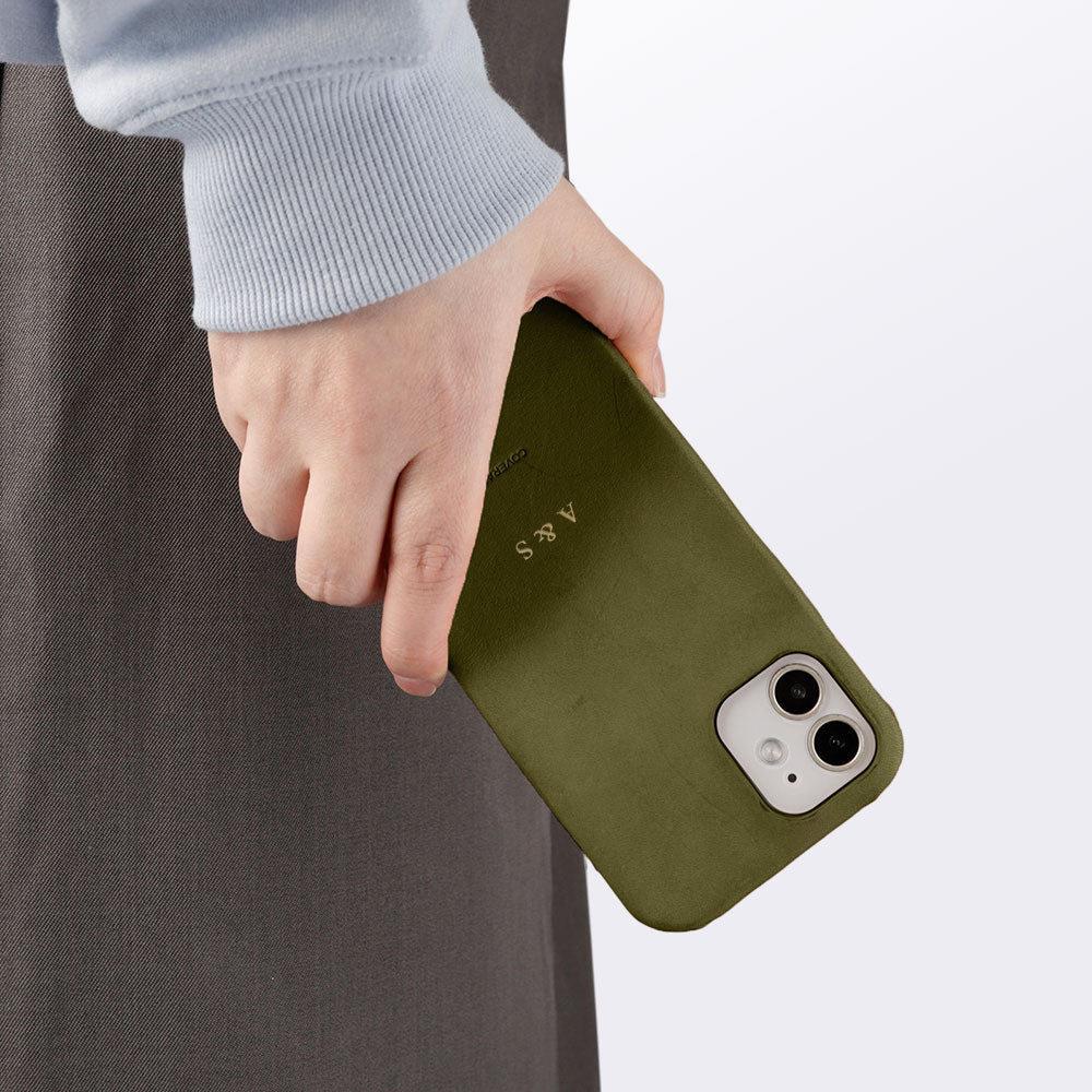 Genuine leather Tochigi leather back case with name engraving (foil stamping) for Xperia series