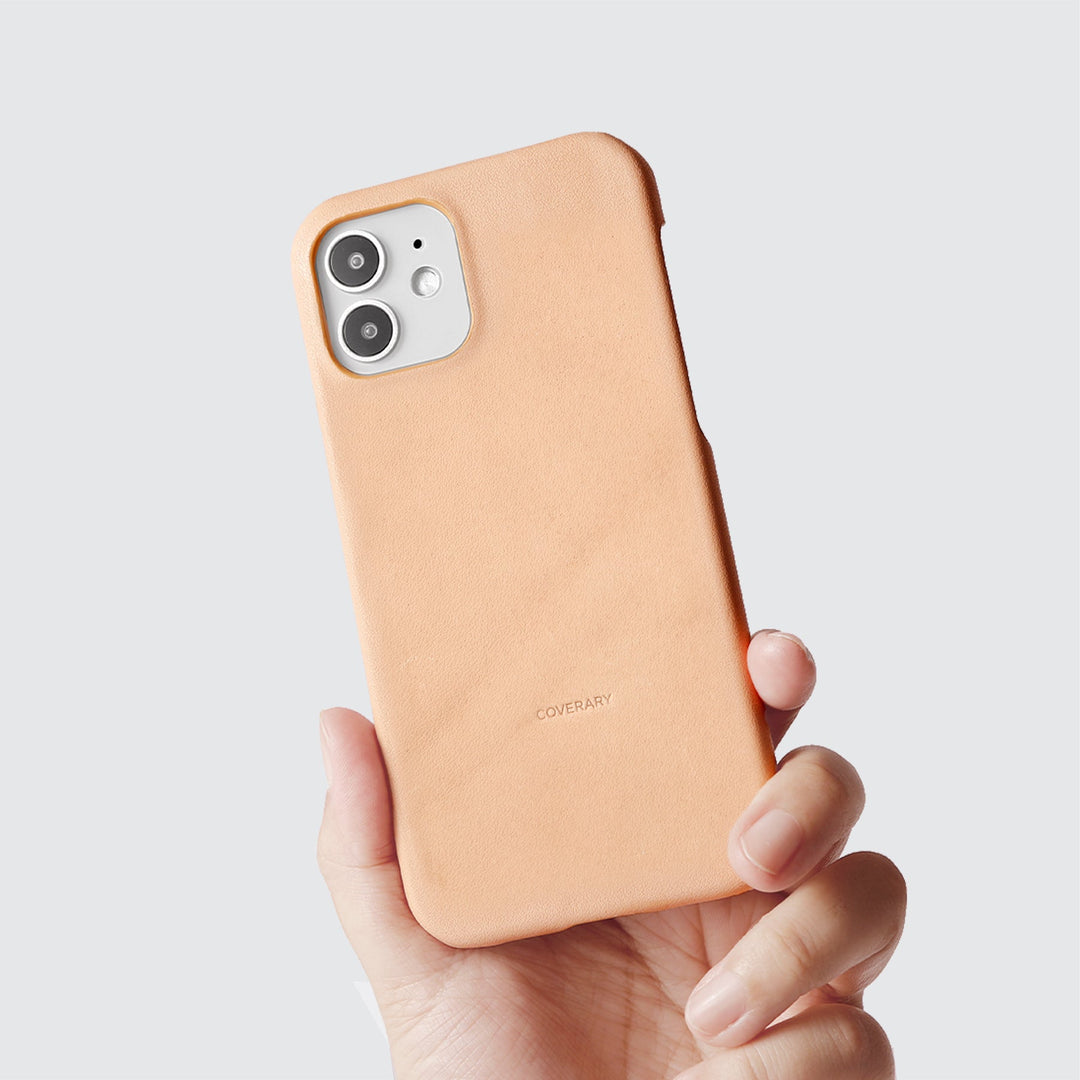 Cuir véritable cuir Tochigi Compatible Magsafe Coque arrière Série Xperia