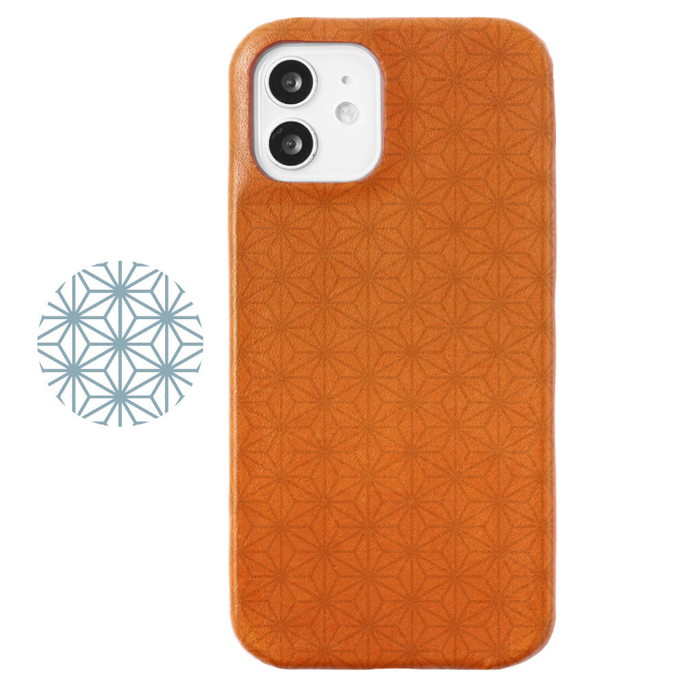 Genuine leather Tochigi leather Japanese pattern print back case Google Pixel series