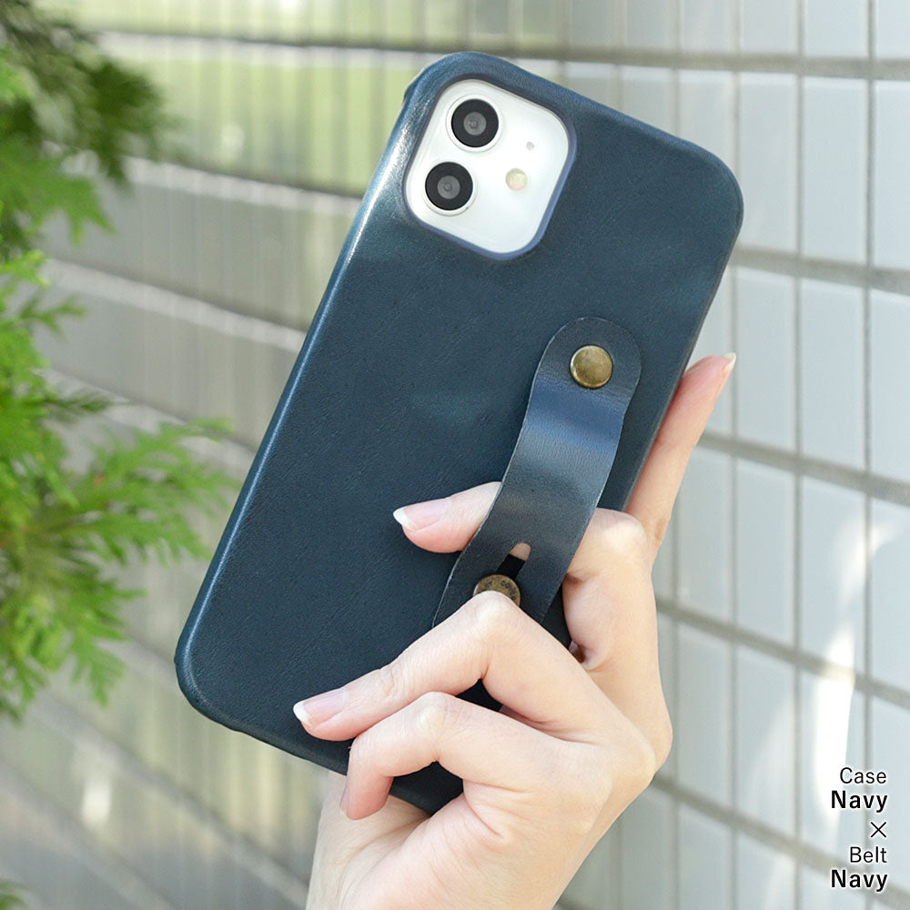 Genuine leather Tochigi leather with finger belt back case for Google Pixel series