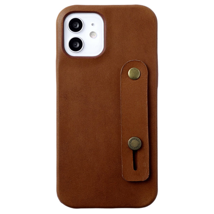 Genuine leather Tochigi leather with finger belt back case for Google Pixel series