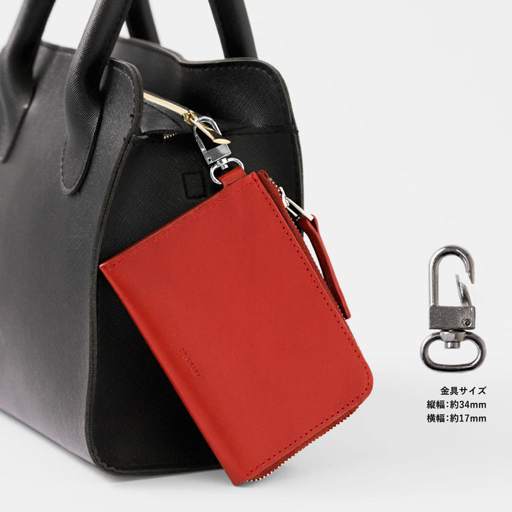 本革 栃木レザー 3点セットC ミニウォレット & リングショルダーストラップ（金具あり）付き 背面ケース Xperiaシリーズ