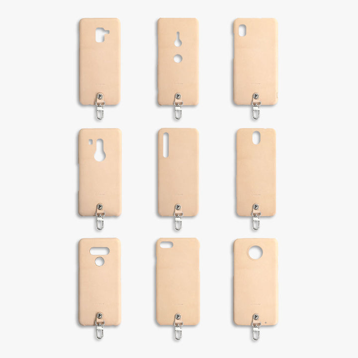 Ensemble de 4 pièces en cuir véritable Tochigi, mini portefeuille, porte-cartes, avec bandoulière (avec ferrures) et étui arrière