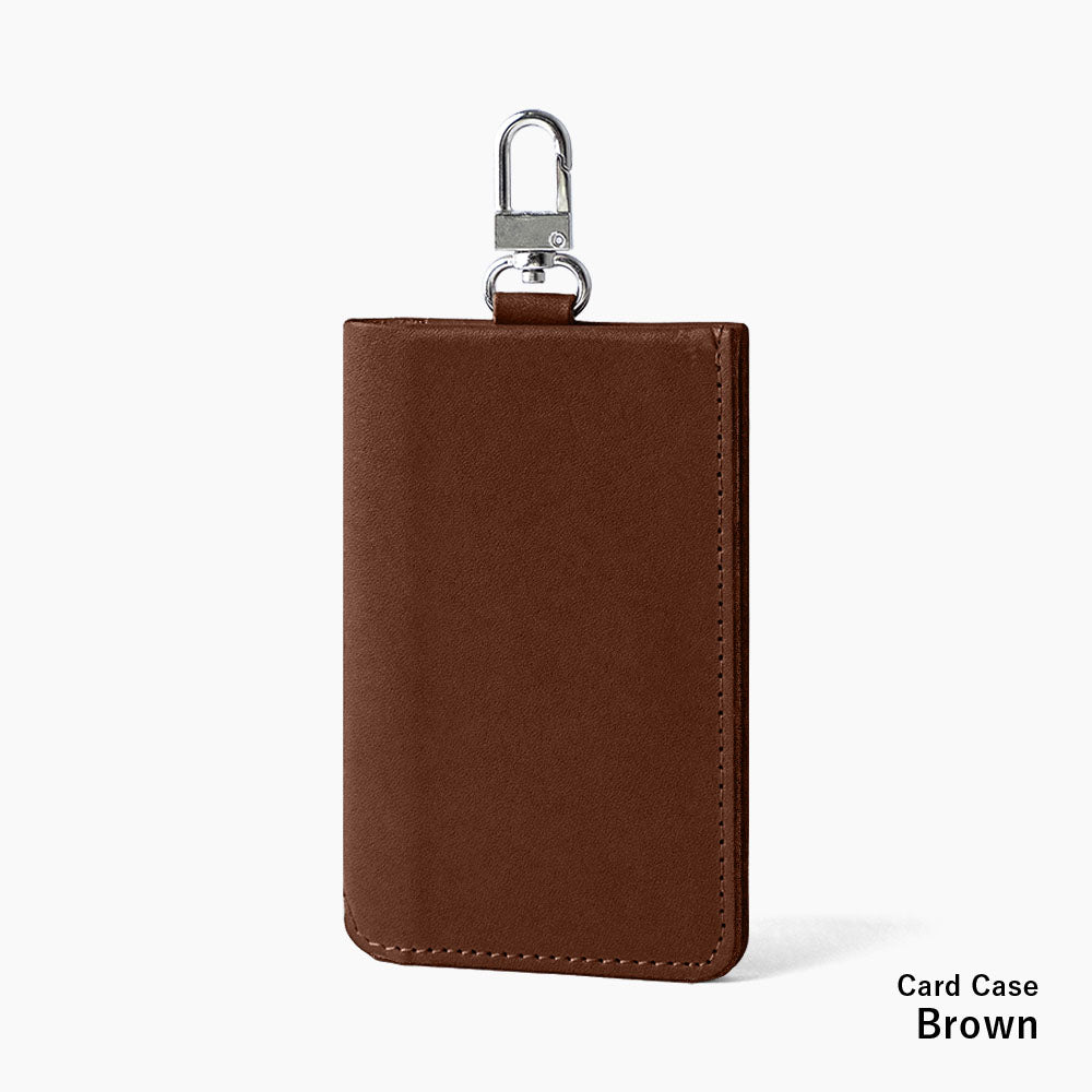 Ensemble de 3 pièces en cuir véritable Tochigi, avec porte-cartes et sangle d&