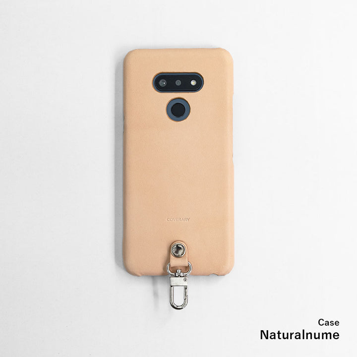 Genuine Leather Tochigi Leather 3-Piece Set A Earphone Case &amp; Ring Shoulder Strap Included Back Case